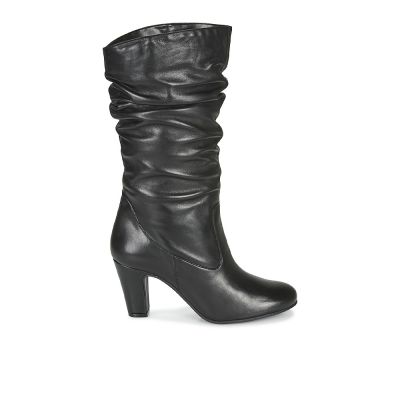BOOTS ANDRÉ FEMME LALALY CUIR NOIR